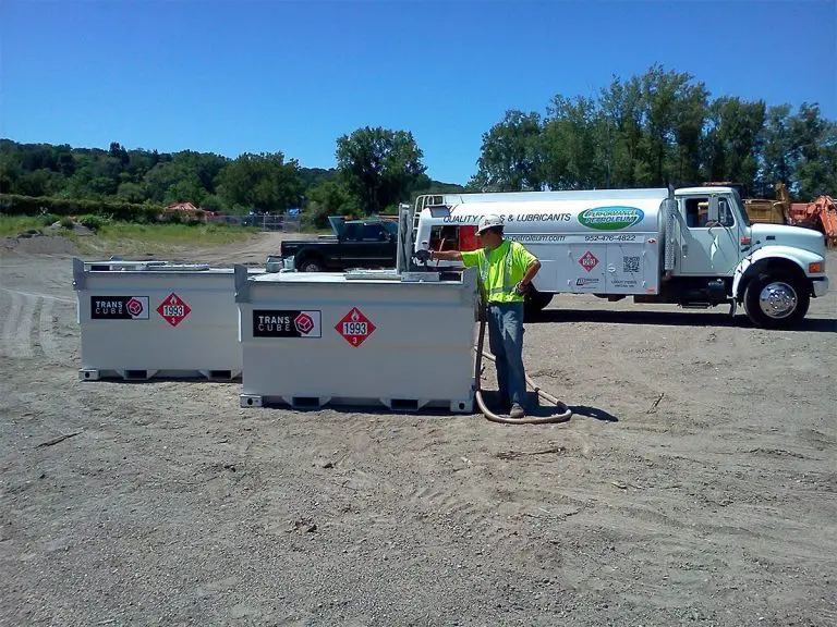 Fuel storage tanks supporting fuel distribution operations, enabling efficient diesel supply and on-site refuelling for key equipment and sites.